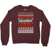santa only comes once a year grammy is always here to cheer Crewneck Sweatshirt