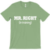mr right in training T-Shirt