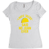 i hate tacos said no juan funny Women's Triblend Scoop T-shirt