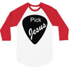 pick jesus bible 3/4 Sleeve Shirt