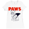 paws Ladies Fitted T-Shirt