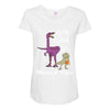mama &amp; pizza dinasour. Maternity Scoop Neck T-shirt