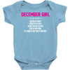 December Girl Hated By Many Baby Onesie