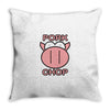 pork cho Throw Pillow