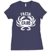 fresh crab Ladies Fitted T-Shirt