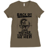 Back Of I Have A Crazy Grandmother And I am not Afraid To Use Her Ladies Fitted T-Shirt