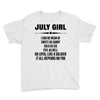 Super July Girl Youth Tee