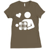 adesivo companion cube portal Ladies Fitted T-Shirt