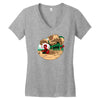 an amazing sand castle Women's V-Neck T-Shirt