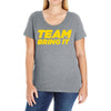 team bring it boots to asses the rock Ladies Curvy T-Shirt