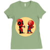 deadpool Ladies Fitted T-Shirt