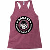 badass bad angry primate Racerback Tank