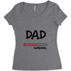 dad loading Women's Triblend Scoop T-shirt