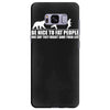 be nice to fat people bear chase funny pub joke Samsung Galaxy S8 Plus