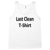 last clean t shirt funny humor college vintage s 3xl Tank Top