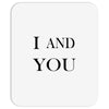 i and you Mousepad