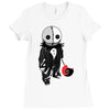 creepy doll trick or treat Ladies Fitted T-Shirt