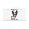 coffee makes me poop License Plate