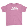 black sabbath metal rock baseball jersey Youth Tee