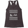 ugly santa claus Racerback Tank