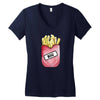 Big Fries Women's V-Neck T-Shirt