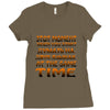 mixing languages russian english Ladies Fitted T-Shirt