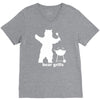 bear grills bbq funny V-Neck Tee
