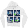 saving the world, one small step at a time Zipper Hoodie