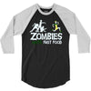 zombies hate fast food 3/4 Sleeve Shirt