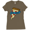 life is a pizza party Ladies Fitted T-Shirt