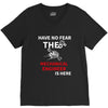 have no fear the mechanical engineer is here V-Neck Tee