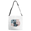us flag Adjustable Strap Totes