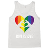 Love Is Love LGBT Rainbow Heart Tank Top