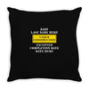 Under Construction Personalize Baby Throw Pillow