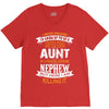Super Cool Aunt Of A Freaking Awesome Nephew V-Neck Tee