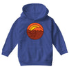 sunset circle Youth Hoodie