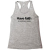 have faith in science and reason t shirt medium funny atheism religion Racerback Tank