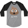 cute poo 3/4 Sleeve Shirt