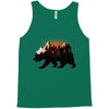 Bear Adventure With Roses Tank Top