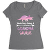 cool grandma saurus. Women's Triblend Scoop T-shirt