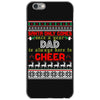 santa only comes once a year dad is always here to cheer iPhone 6/6s Case
