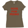 vote for pedro ringer t shirt napoleon dynamite ninja skills Ladies Fitted T-Shirt