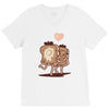 french toast kiss V-Neck Tee