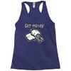 mickey mouse gangster get money Racerback Tank
