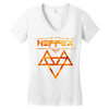 NEFFEX MUSIC Women's V-Neck T-Shirt
