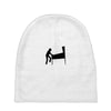 funny caution pinball wiz square Baby Beanies