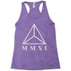 mmxi roman numerals triangle Racerback Tank