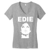 edie sedgwick retro Women's V-Neck T-Shirt