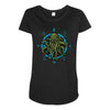 cosmic symbology Maternity Scoop Neck T-shirt