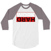 Work Hard 3/4 Sleeve Shirt
